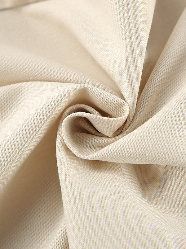 Couleur unie sans manches asymétrique fendue col en v gilet hauts + pantalon droit costumes deux pièces ensemble