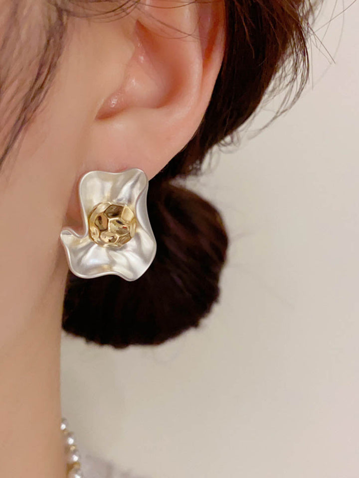 Boucles d'oreilles en forme de fleur
