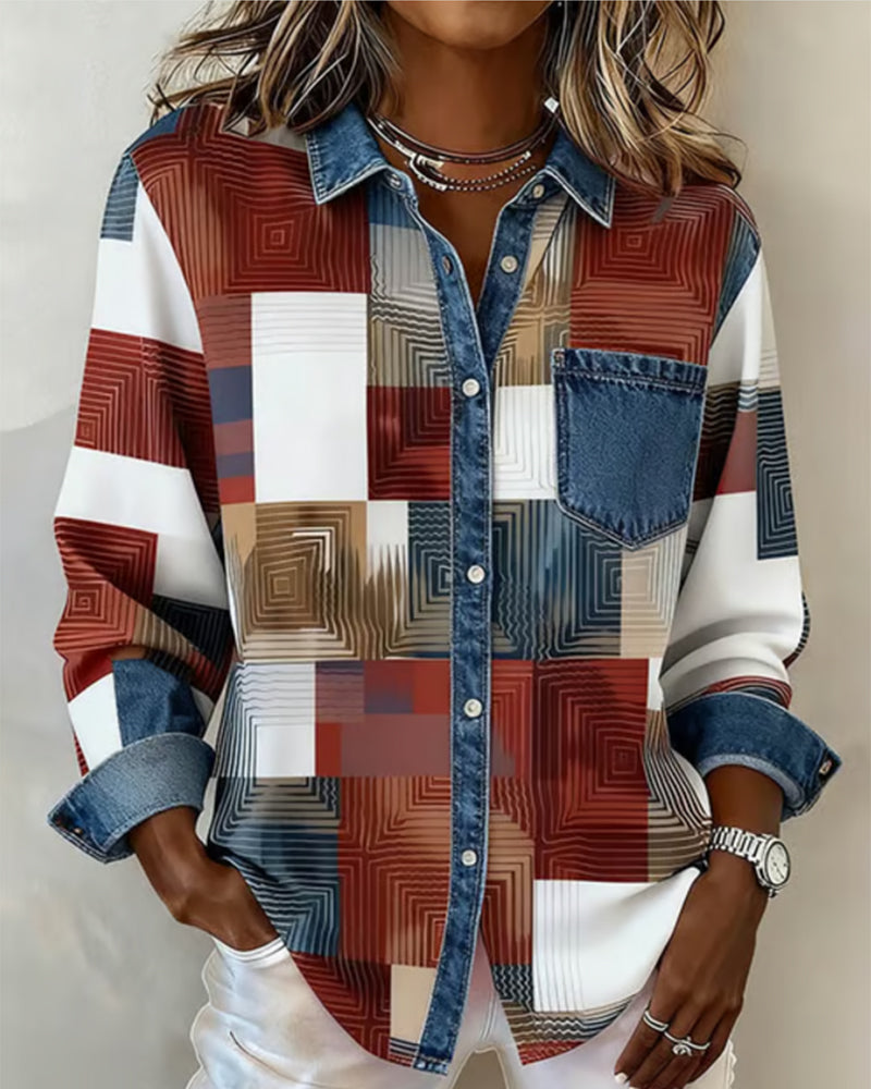 Lea | Chemisier moderne pour femmes avec un col tendance