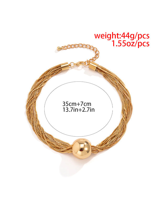 Collier élégant géométrique tendance