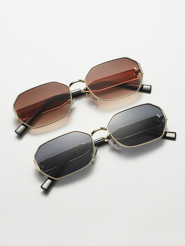 Lunettes de soleil géométriques anti-UV