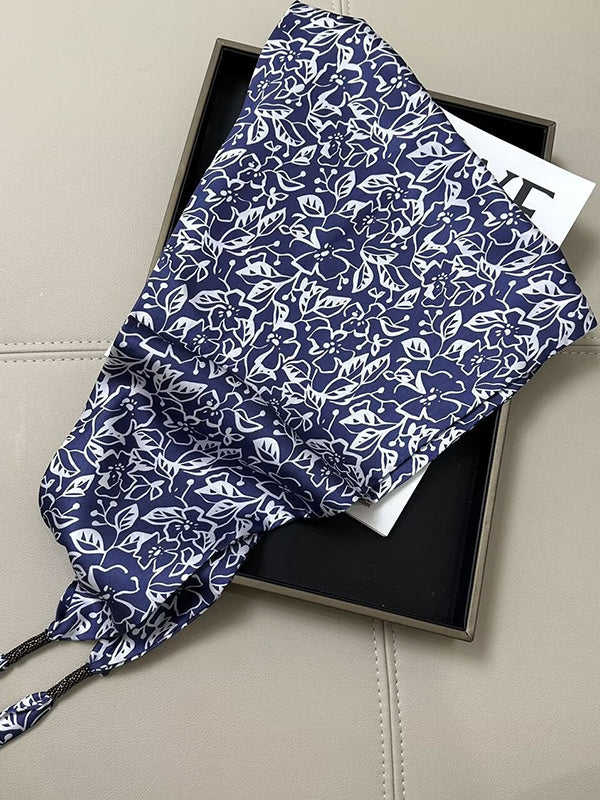 Foulards imprimés floraux
