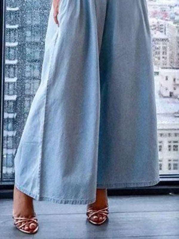 Combinaison ample plissée extensible élastique à manches courtes, à empiècements, à épaules dénudées, couleur unie