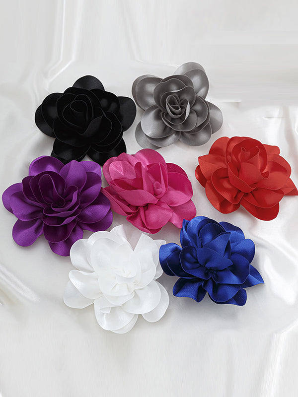 Broche à fleurs en 3D