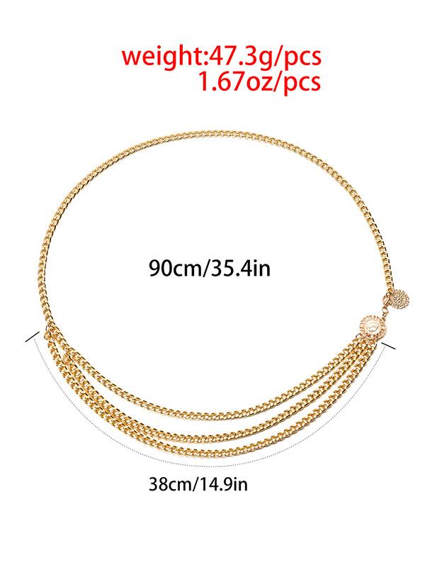 Ceintures à pampilles longues, bijoux de hanche, chaîne de corps, lien en métal, ceinture de chaîne de taille