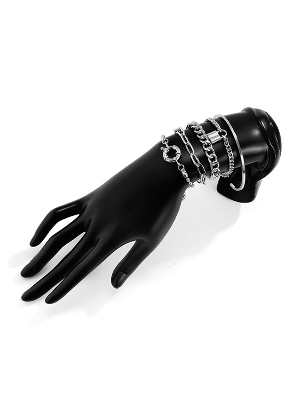 Bracelet chaînes hip-hop cool et original