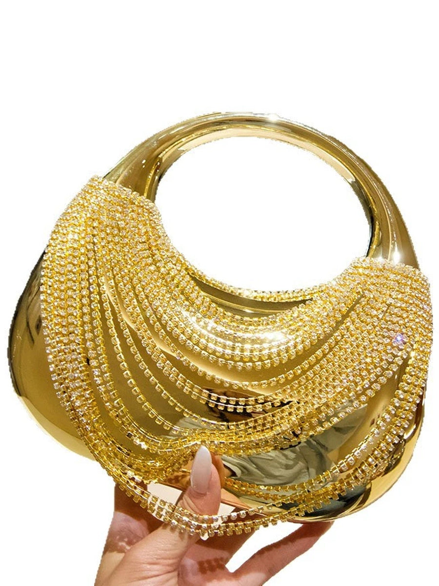 Sac à pompons, couleur unie