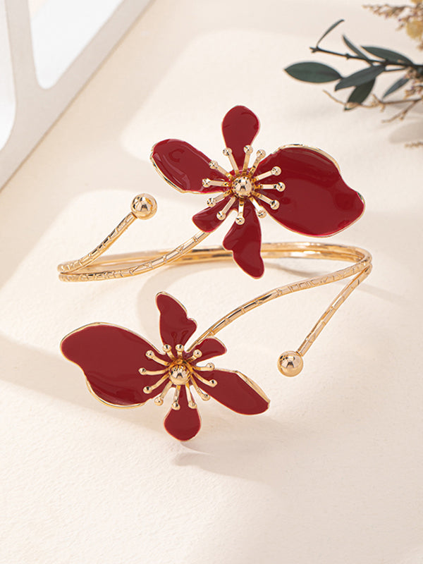 Bracelet réglable en forme de fleur