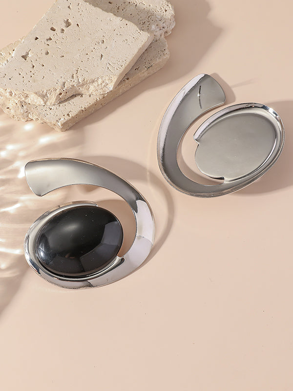 Boucles d'oreilles pendantes géométriques