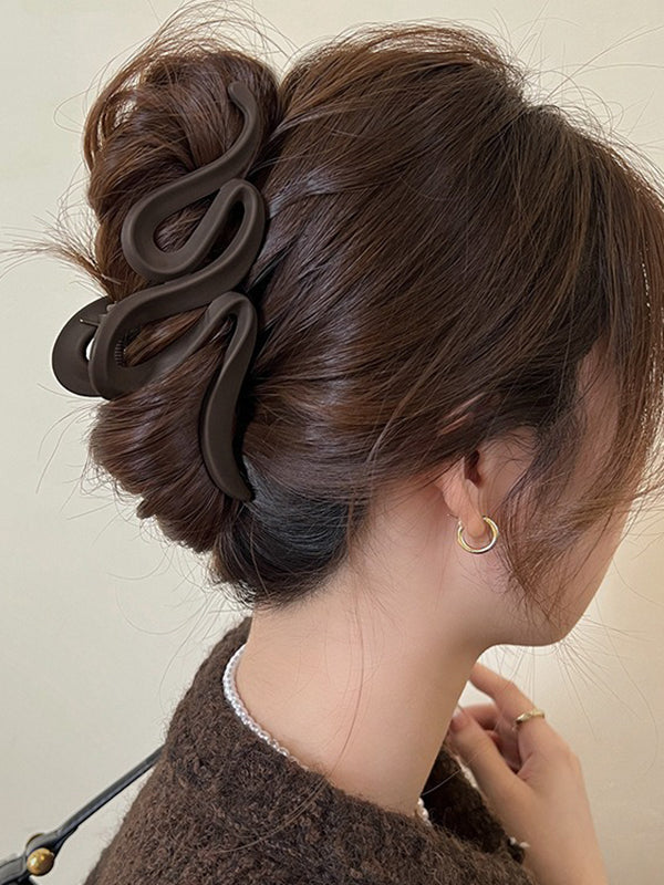 Pince à cheveux griffe géométrique