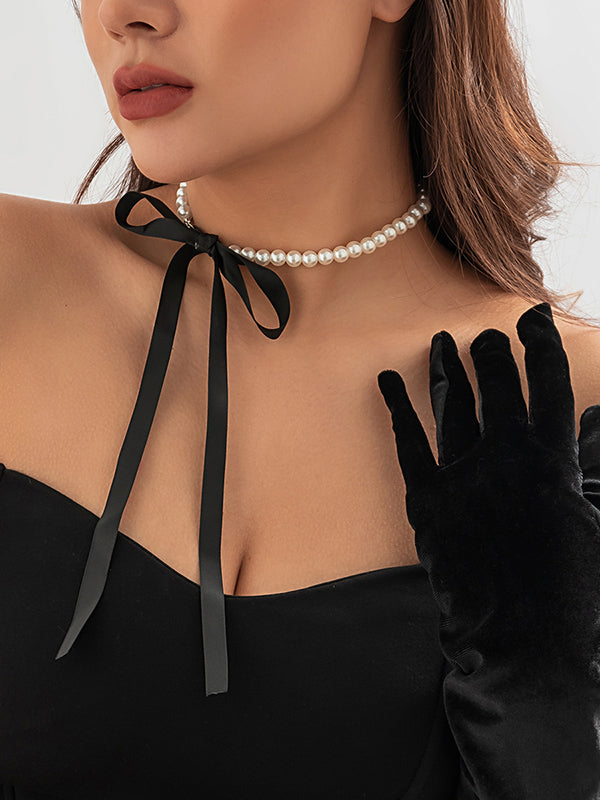 Parure bracelet et collier faite main nouée à nœud