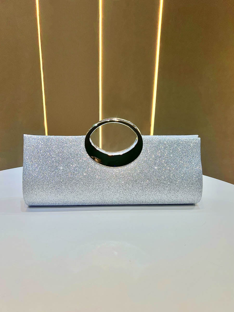 Sac à main à chaîne, à strass, à sequins