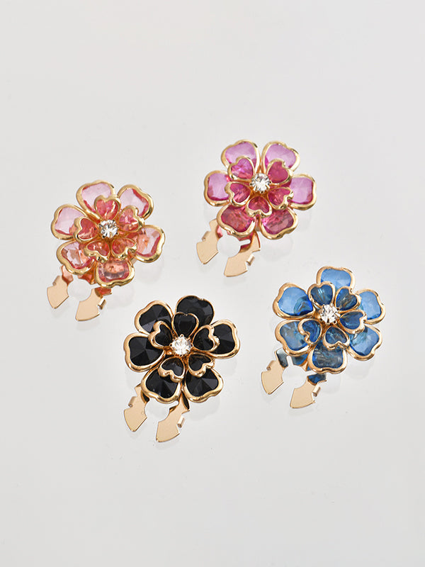 Accessoires de boutons de manchette détachables en forme de fleur