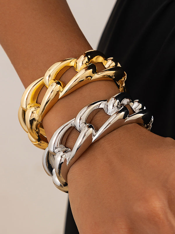 Bracelet brillant à chaîne