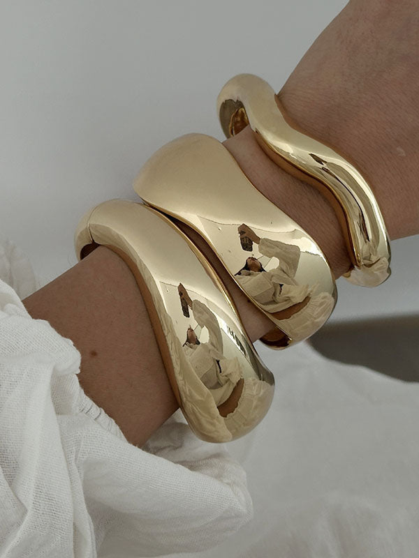 Bracelet géométrique couleur unie