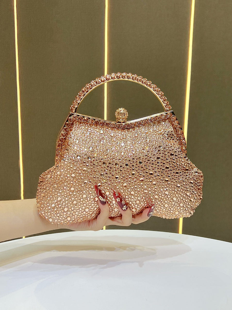 Sac à main à chaîne, à strass