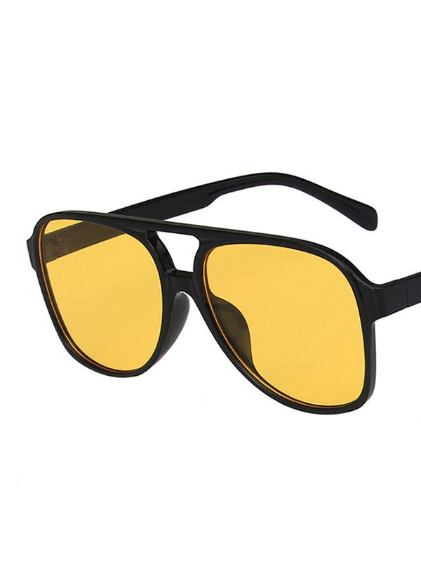 Lunettes de soleil géométriques anti-UV