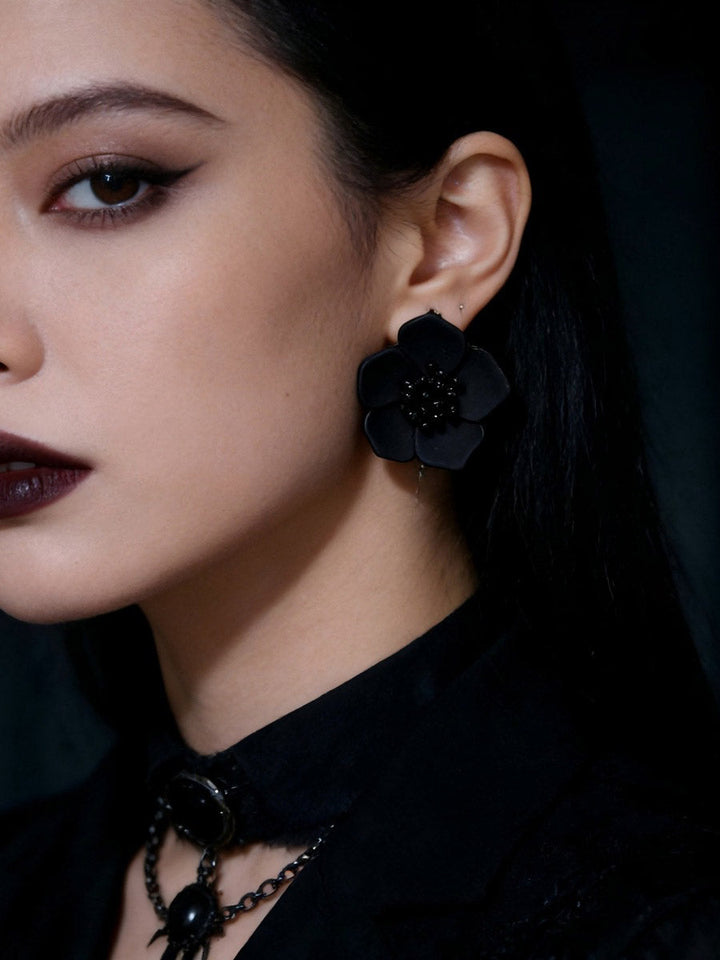 Boucles d'oreilles en forme de fleur