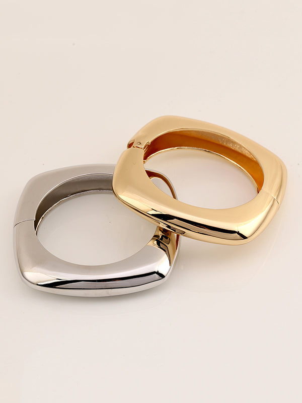 Bracelet géométrique couleur unie