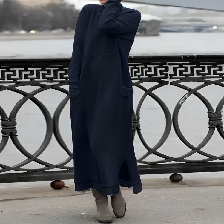 Amara - Robe longue en tricot pour femmes