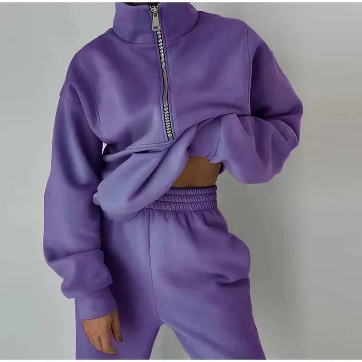 Peja - sweat-shirt et pantalon pour femmes avec fermeture éclair
