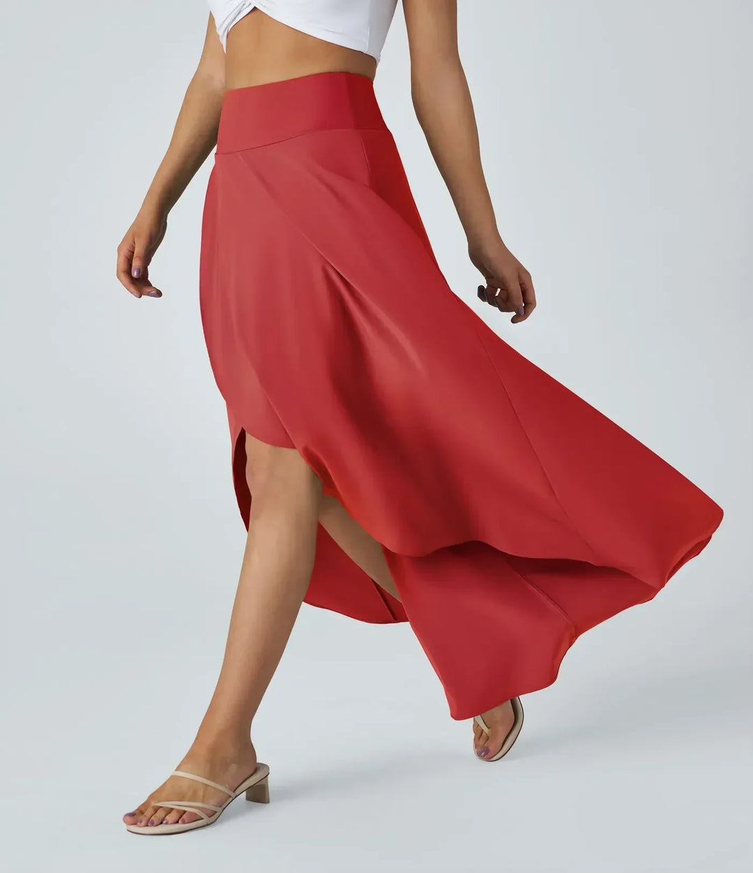 Jupe maxi Natalia avec fente - Élégance stylée et confort.
