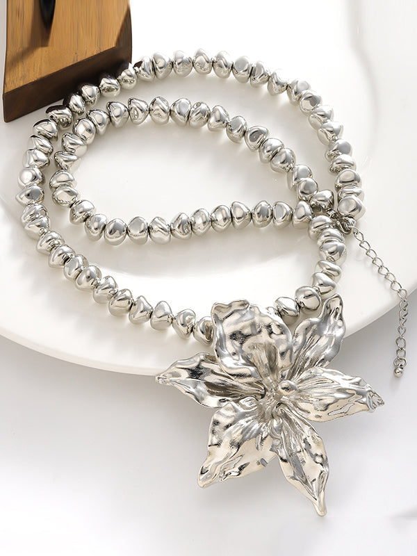 Collier en forme de fleur