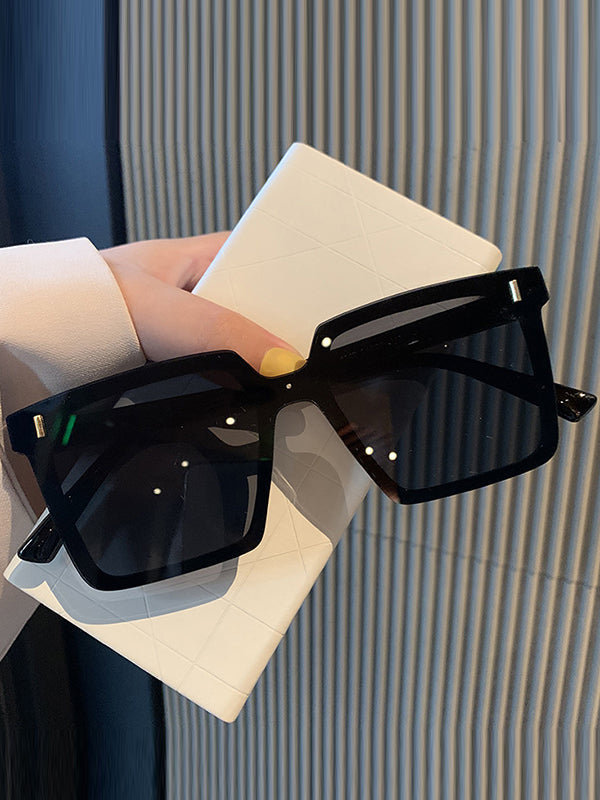 Lunettes de soleil géométriques anti-UV