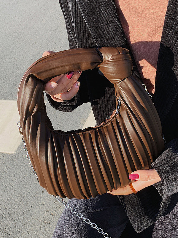 Sacs à fermeture éclair plissés à empiècements Accessoires Sacs à main Sacs à bandoulière