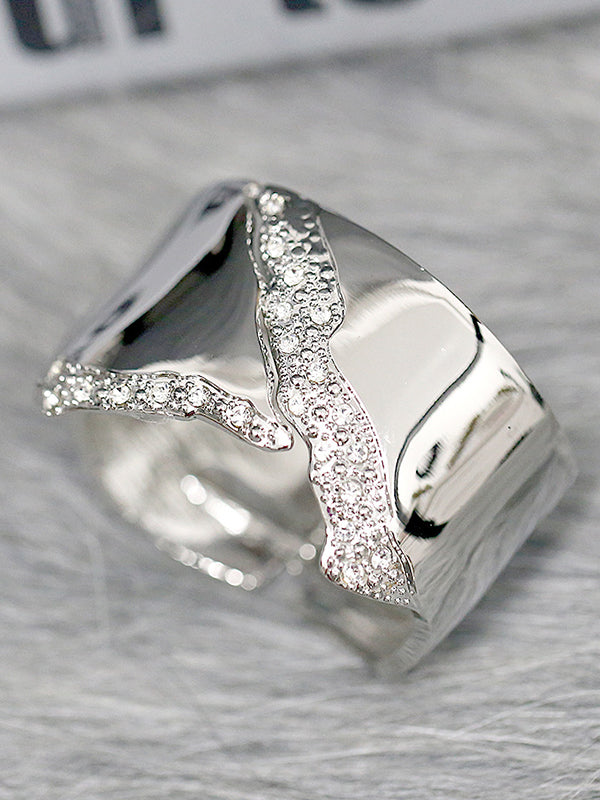 Bracelet géométrique normcore, à strass