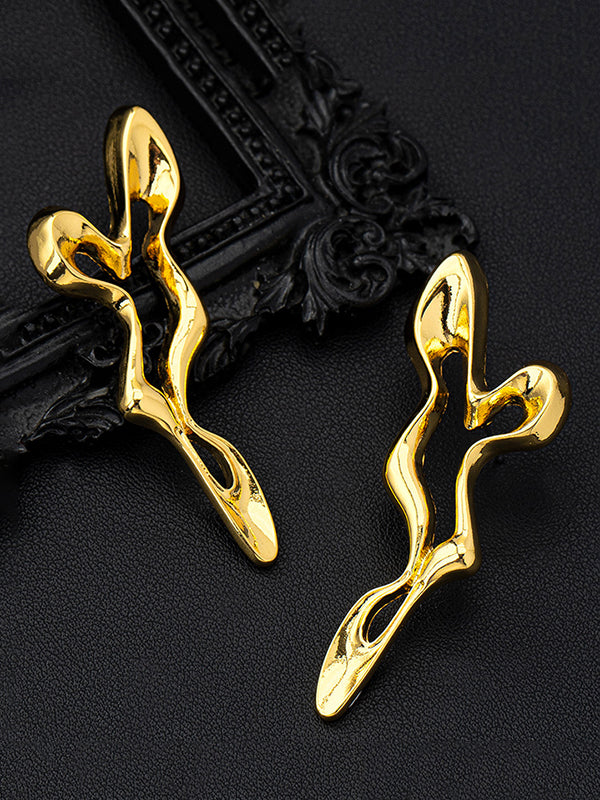 Boucles d'oreilles pendantes géométriques