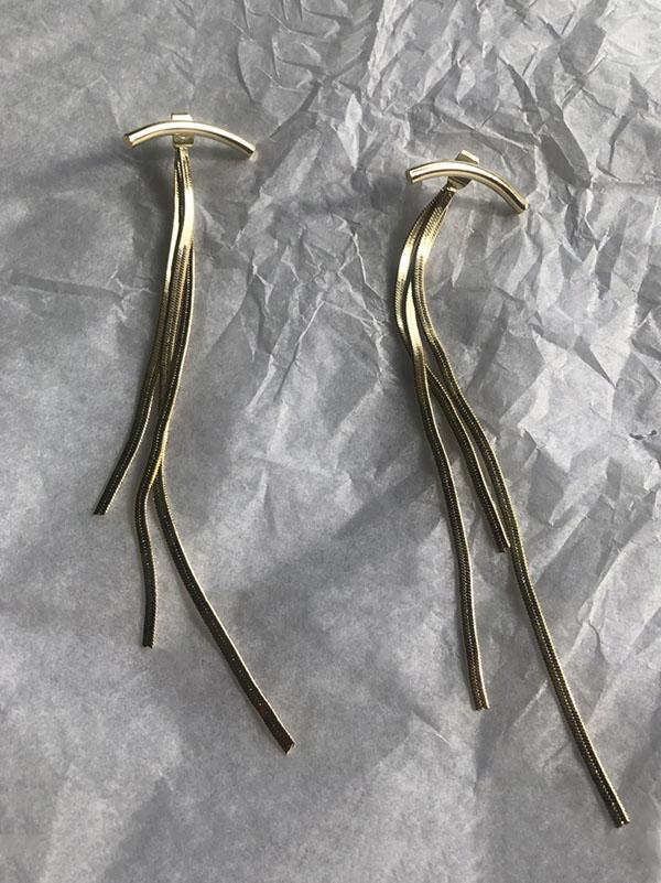 Accessoires de boucles d'oreilles de couleur unie brillante de style coréen