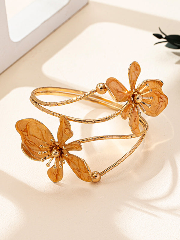 Bracelet réglable en forme de fleur
