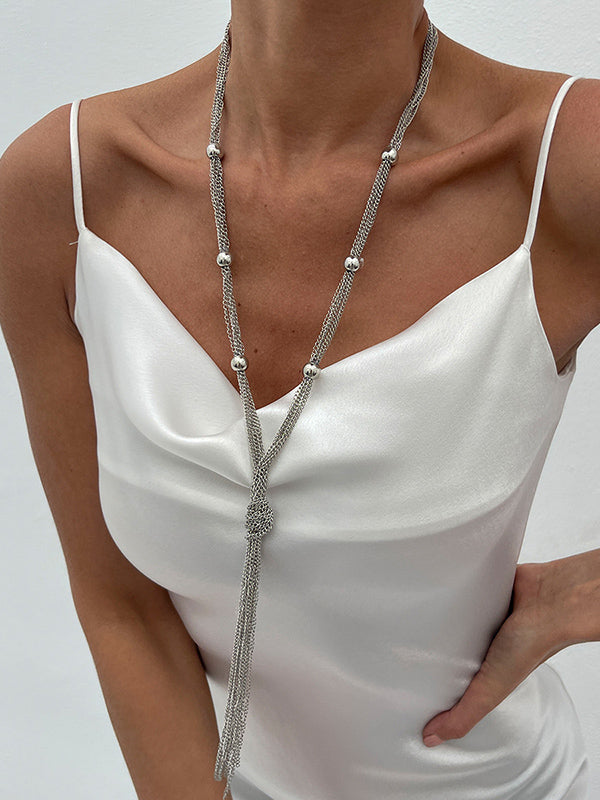 Collier à pompons