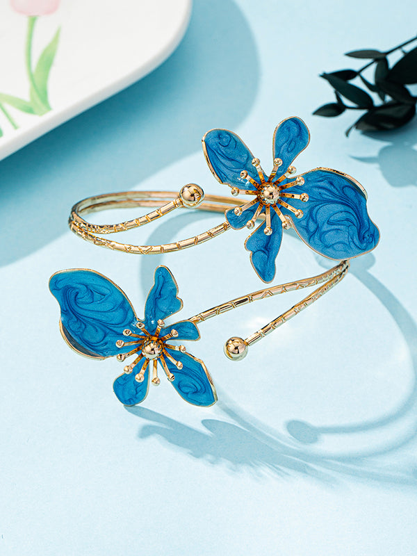 Bracelet réglable en forme de fleur