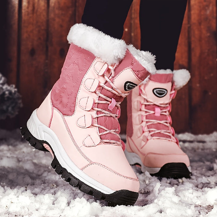 Bottes d'hiver pour femmes | Avec lacets et bout rond