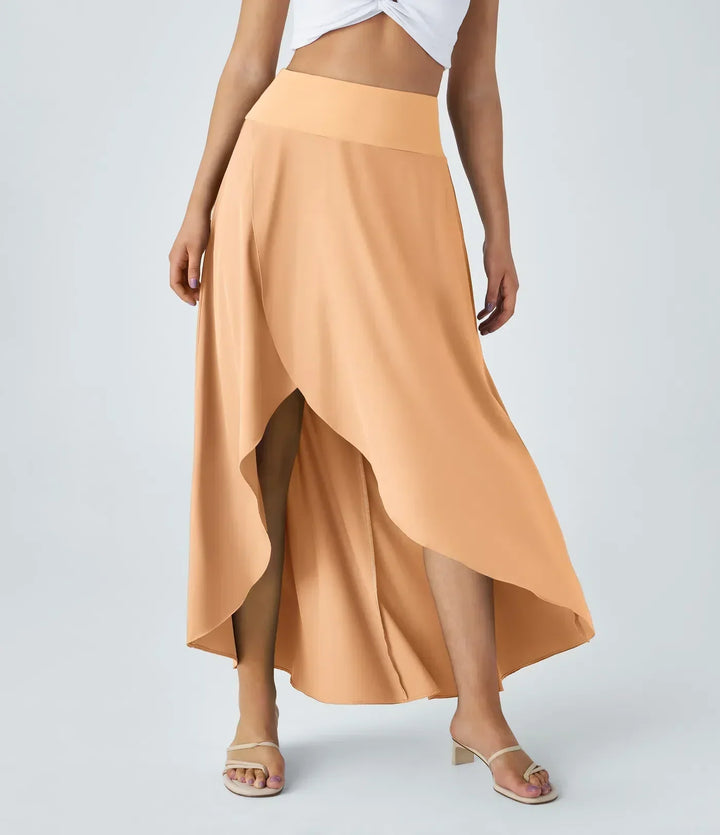 Jupe maxi Natalia avec fente - Élégance stylée et confort.