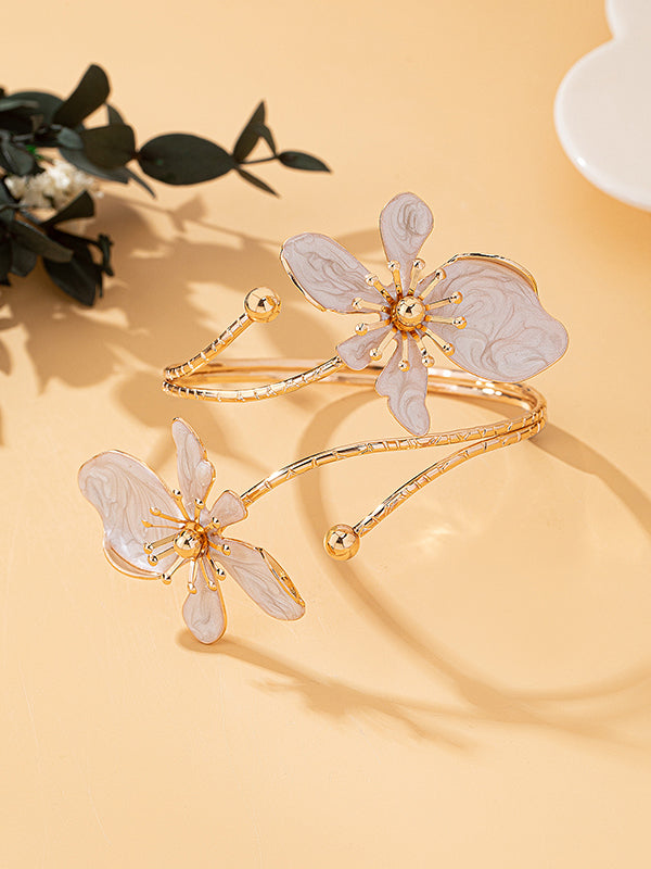 Bracelet réglable en forme de fleur