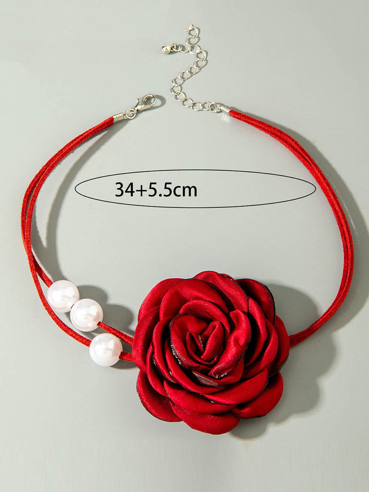 Collier à fleurs en 3D