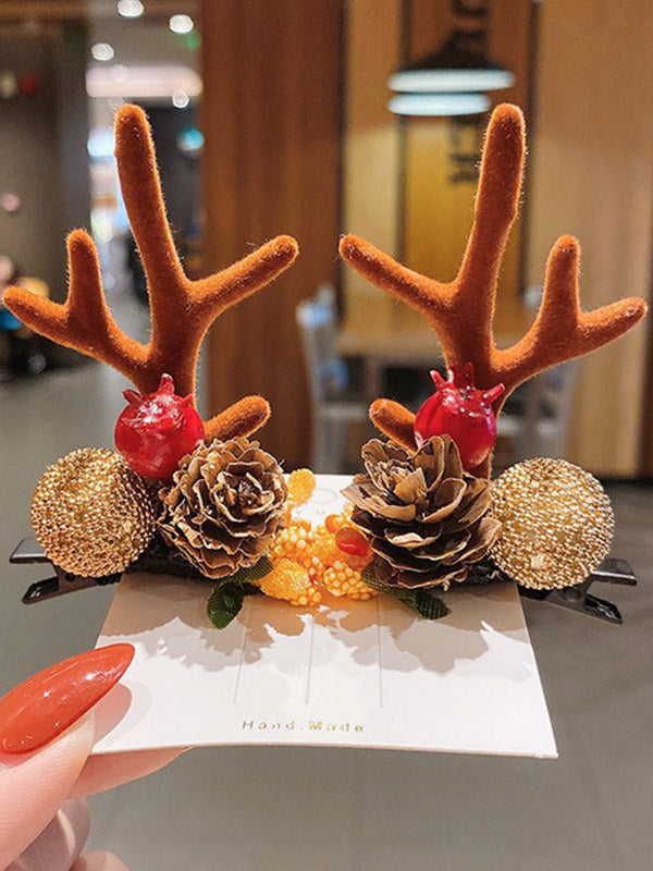Couvre-chef d'élan fait à la main de Noël 10 couleurs