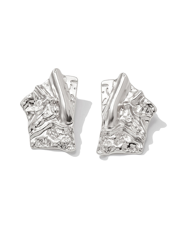 Boucles d'oreilles pendantes géométriques normcore