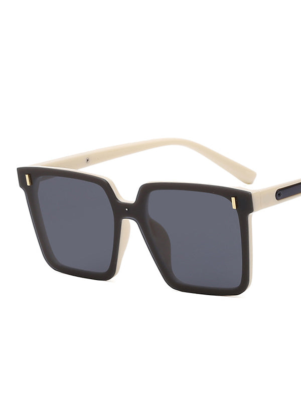 Lunettes de soleil géométriques anti-UV
