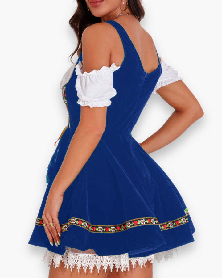 Robe Oktoberfest Femme | Tenue Traditionnelle Classique avec Style Dirndl