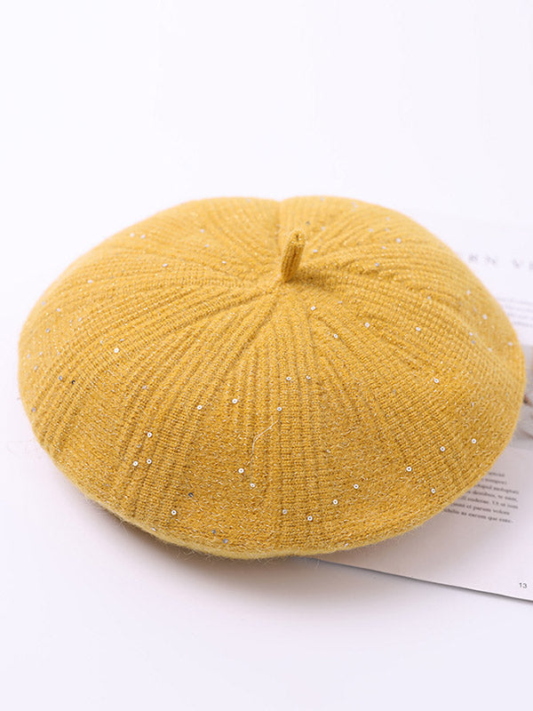 Chapeau bob vintage à paillettes 9 couleurs