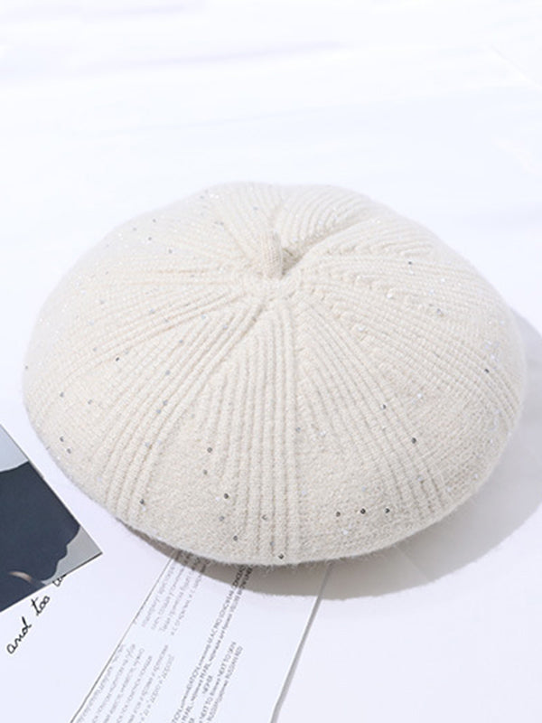 Chapeau bob vintage à paillettes 9 couleurs