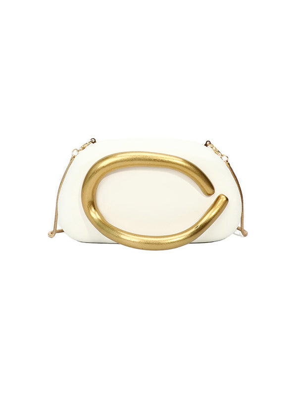 Sac géométrique à chaîne, à empiècements