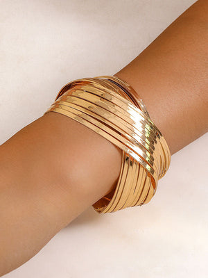 Bracelet géométrique couleur unie