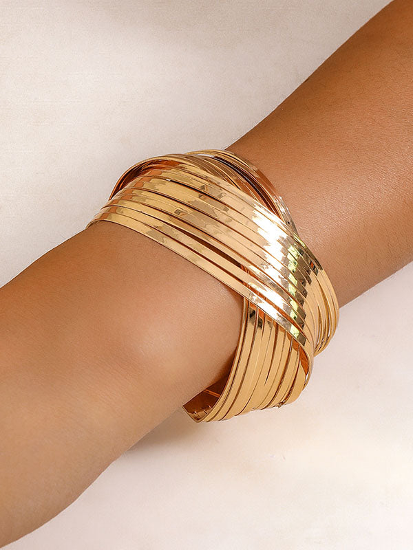 Bracelet géométrique couleur unie