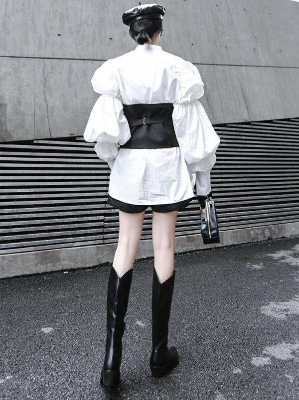 Gilet demi-costume à taille réglable