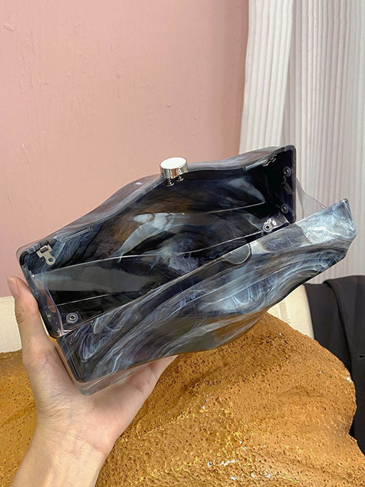 Sac à main géométrique à chaîne